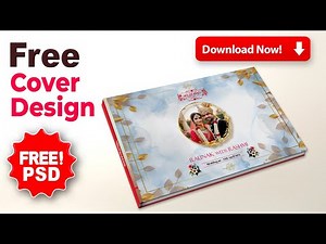 New album design for wedding album 12x18 | #coverdesign #cover #psd