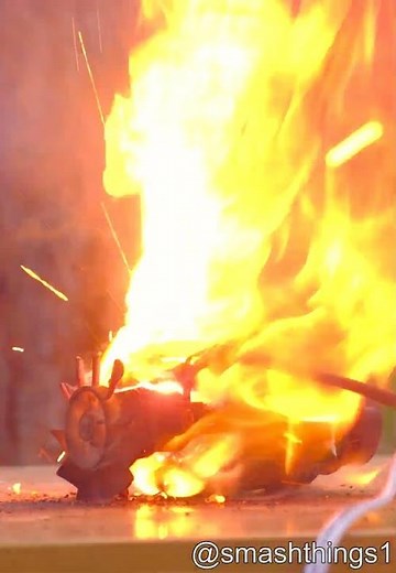 Spectacular Electric Motor Burn Out