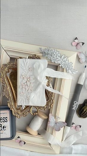 Mini Album Tutorial | How to Use Sizzix Texture Roll & Needle Book Die to Make a Mini Book