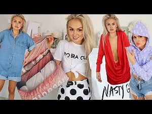 £300 MISSGUIDED HAUL & NASTY GAL HAUL // SUMMER HAUL // SAVING MONEY WITH TOPCASHBACK’