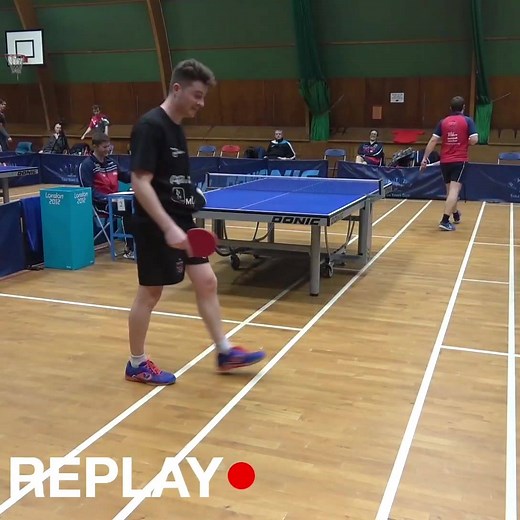 The dirtiest table tennis serve going... 👀🔥 | TableTennisDaily