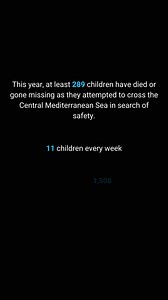 11 children a week have died or gone missing while crossing the Central Mediterranean Sea migration route so far this year. More must be done now to create safe and legal pathways for children to access asylum, while strengthening efforts to rescue lives at sea. | UNICEF