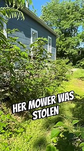 204K views · 9.4K reactions | Her mower was stolen. So I stepped in to help. #lawncare #transformation #helpingothers #mowing #oddlysatisfying | Mow It Wells | Facebook