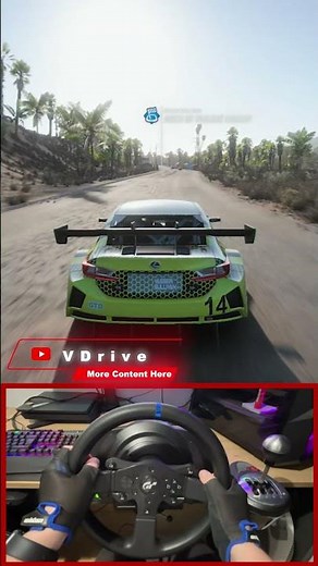 FORZA HORIZON 5 | LEXUS RC F GT3 VASSER SULLIVAN | T300 RS | STEERING WHEEL GAMEPLAY