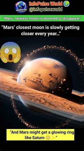 Mars’ Closest Moon Is Doomed 😱 | It Will Break Apart Soon! #Shorts #trending #viral