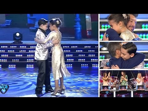 Dos niños bailaron tango y el estudio de Showmatch se llenó de emoción