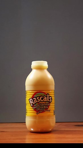 🥛 Rascals Flavored Low-Fat Milk Drink 🥛 Perfect for all ages! Kids can enjoy it as a tasty school lunch treat, while adults can sip on a refreshing boost. Rascals have a delicious flavour for everyone! 🍌