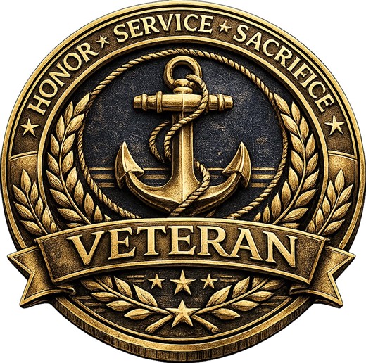 NAVY Veteran Stickers and Magnets – Retired Veteran Design (waterproof Vinyl) - Etsy