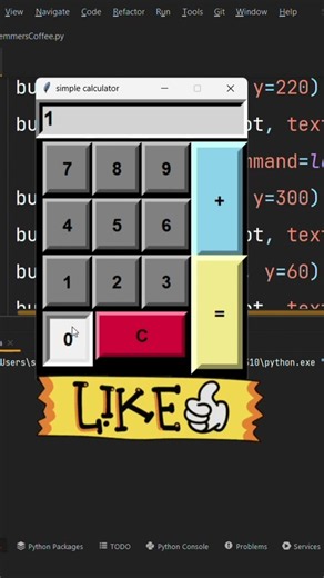 Python Project|GUI Calculator مشروع بايثون للمبتدئين آلة حاسبة #مشاريع_بايثون #tkinter#برمجة#بايثون