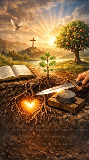 Grow in gods word.Be rooted.