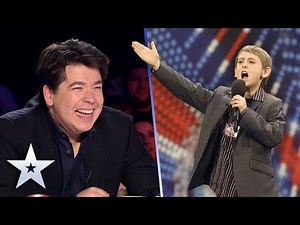 Unforgettable Audition: Can 9-year-old comedian David Knight make Michael McIntyre laugh?