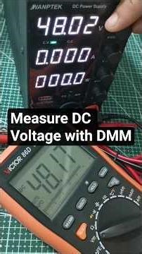 Measure DC Voltage using Autorange Multimeter