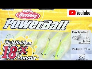 Berkley PowerBait Pogy Swim Shad - Best Lure for Pond Fishing