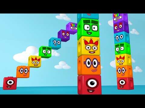 Let's Count 1-100 with Numberblocks Standing Tall | Easy & Super Fun Counting for Kids