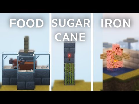 5 MUST HAVE Starter Farms YOU NEED in Minecraft Java 1.21.8!