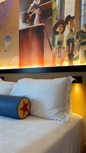 The MOST UNDERRATED Disney Hotel?! ⭐️🏨 #pixarplacehotel #disneyresorts