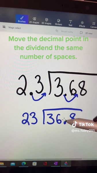 Decimal Division Review Tutorial at Home