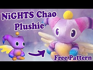 Let's Make a NiGHTS Chao Plushie! | Free Sewing Pattern