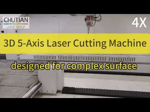 3D 5 Axis Laser Cutting Machine for Metal & Automotive Components | Chutian Laser