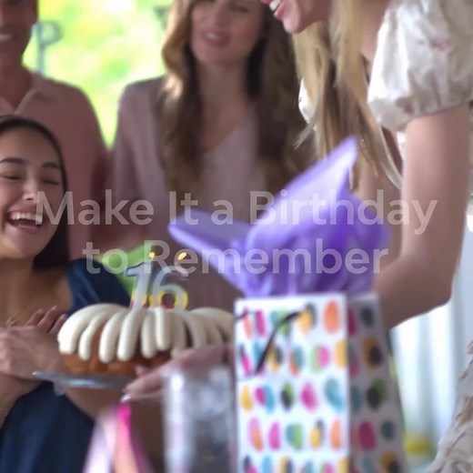 A delicious dessert is the frosting on top of the celebration. Get a delicious Bundt Cake for your next birthday party! | Nothing Bundt Cakes