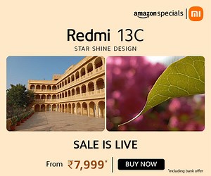 154K views · 3.6K reactions | Introducing the All New Redmi 13C with 50MP Triple 拾 Camera and a Unique Star Shine Design Starting at Just ₹7,999  Sale is Live | Buy Now | Redmi India | Facebook