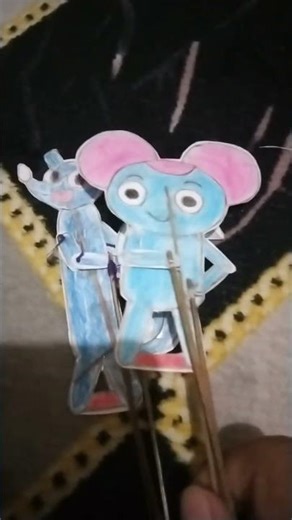 wayang kertas kartun learning pibby #wayangkertas