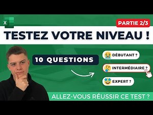 Test de niveau Excel Intermédiaire | Morpheus Formation