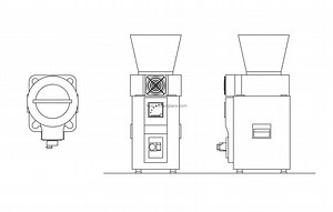 Flour Mill - Free CAD Drawings