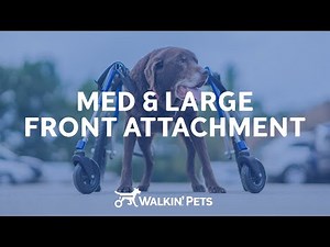 Medium and Large Walkin' Wheels Front Wheel Attachment Instructions