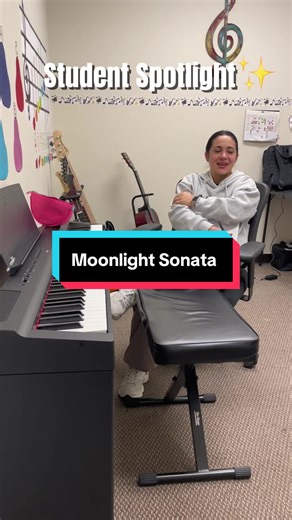 Student spotlight! Isla is one of our talented student at our academy ✨🎹 #ConroeTX #creative #violin #lessons #piano