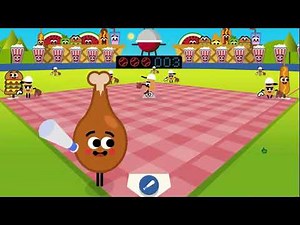 Baseball google doodle gameplay