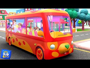 Wheels On The Bus, Adventure Bus Ride   More Kids Rhymes - Videos For Kids