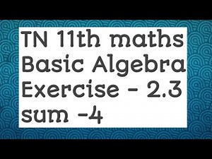 11th maths Exercise 2.3 Sum (4)