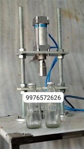 badam milk glass bottle capping machine 9489256025 99765 72626