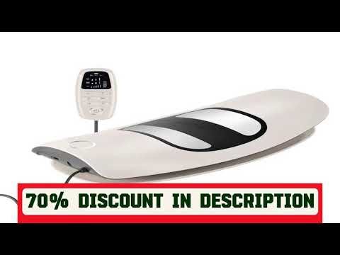 #Electric Lumbar Traction Massager Inflatable Back Stretcher Device Adjustable Vibration Waist Mass