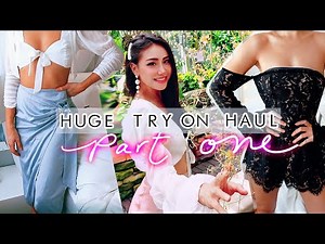 HUGE TRY ON HAUL | NastyGal, Missguided Part 1