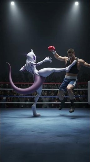 Mewtwo Punches a Human… This Was Never a Fair Fight 😨#mewtwo #shortsfeed #pokemon