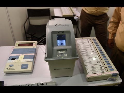 How a voting machine works (in marathi)