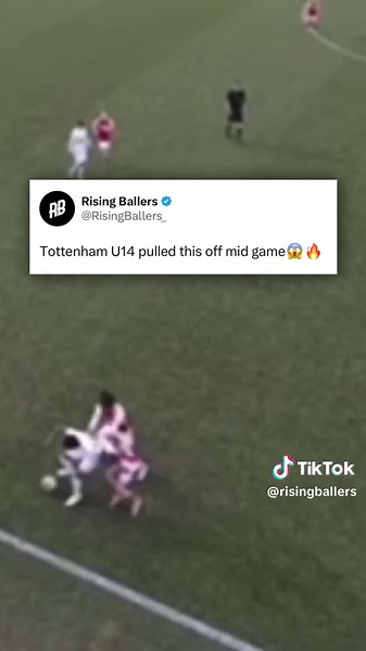 Insane Tottenham U14 Baller Pulls Off Crazy Skill vs Arsenal