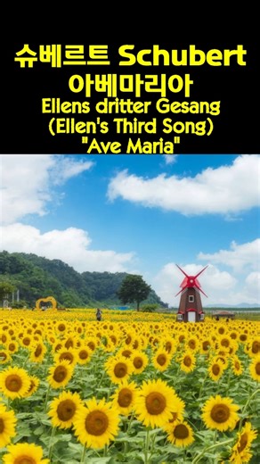 슈베르트 "엘렌의 세번째 노래" 아베마리아 Schubert Ellen's Third Song "Ave Maria" #classical #클래식 #classic #schubert