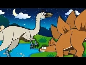 Dinosaur Stegosaurus In The Jungle | Dinosaur Cartoon For Kids | Educational Videos For Kids