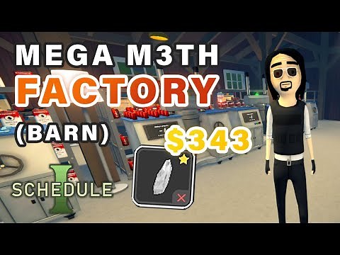 How to make an Automated MEGA M3TH Farm Factory | Barn Guide ► Schedule 1
