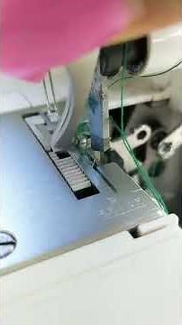Fix Thread jam Singer serger sewing machine Quick Fix, Remove and clean Fabric fibers and lint