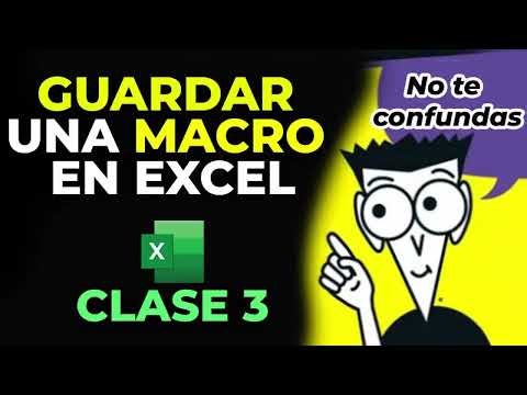 ¿Cómo GUARDAR una MACRO en Excel? - Clase 3 Curso de Visual Basic/Excel