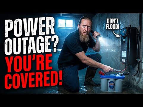 Power Outage? Your Sump Pump Has a Backup NOW