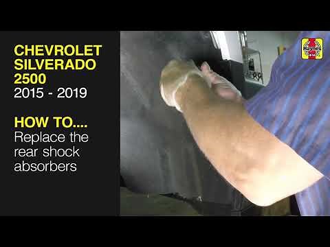 Chevrolet Silverado 2500 (2015 - 2019) - Replace the rear shock absorbers