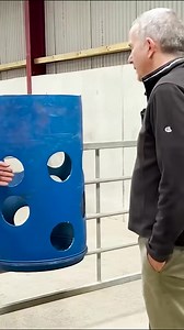 A look back at this handy homemade hay feeder, a great idea to make for the spring. | Grasstec