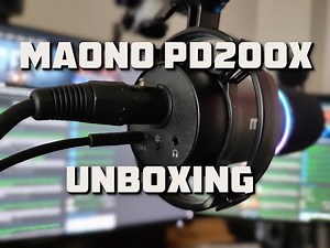 Maono PD200X Microphone Unboxing
