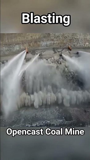 Blasting in Opencast Coal Mine