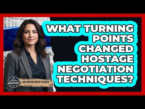 What Turning Points Changed Hostage Negotiation Techniques? - Law Enforcement Insider